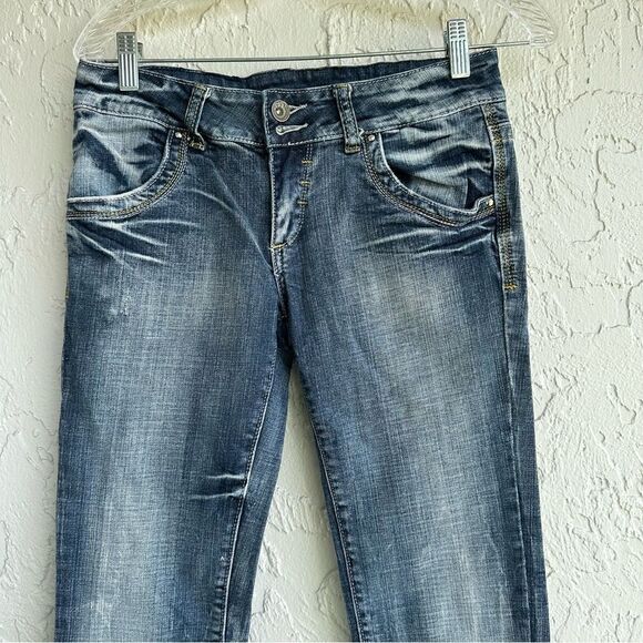 MISS SIXTY Jeans Women Size 28 Low Rise Y2K Vintage Logo - Picture 3 of 12